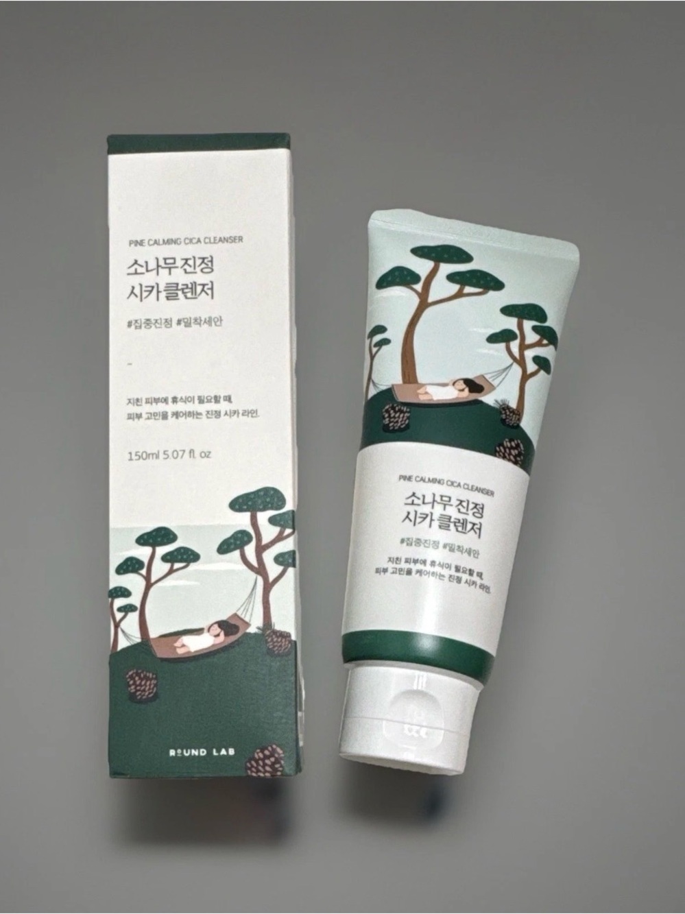 ROUND LAB Pine Calming Cica Cleanser Foam 150ml 5.07 fl oz New In Box